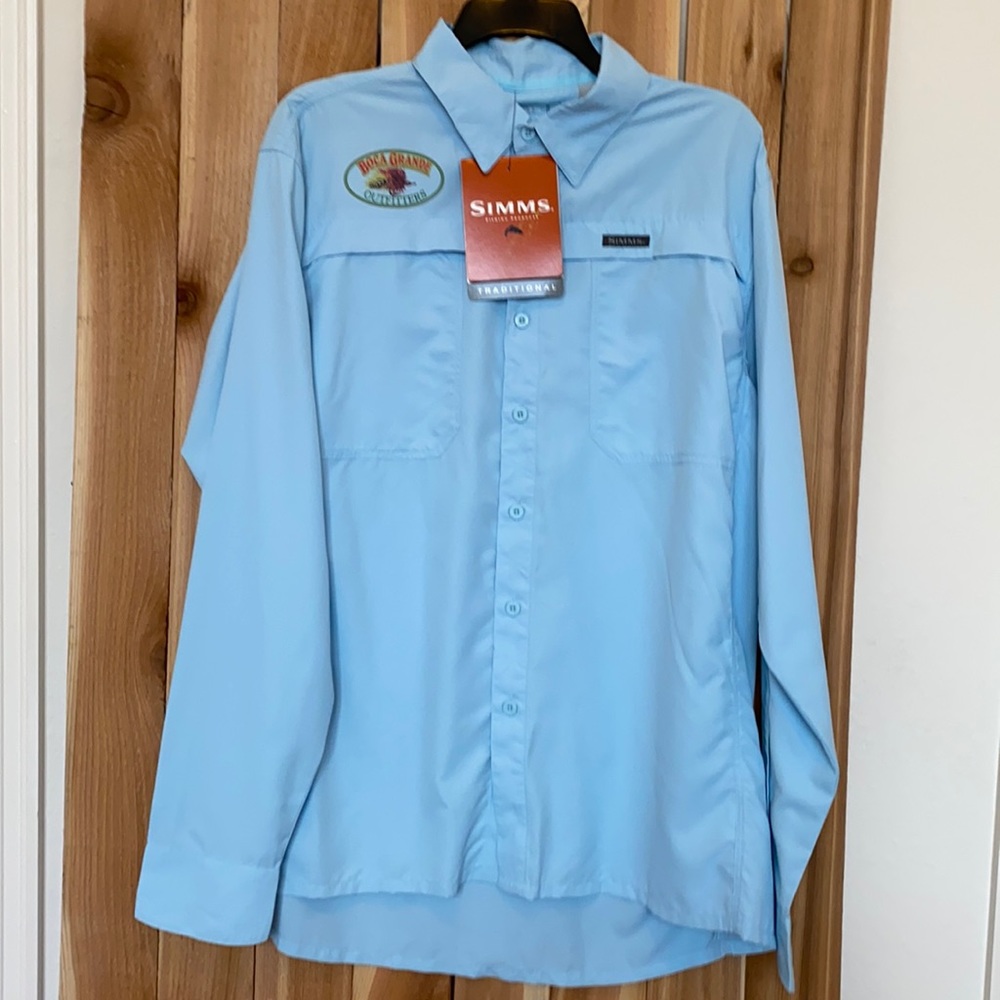 Simms Fishing Products Guide Series LS Shirt Sz L